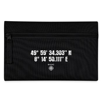 Mainz Geocacher Globetrotter Gift - Pencil Case - black - Front