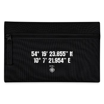 Kiel Geocacher Globetrotter Gift - Pencil Case - black - Front