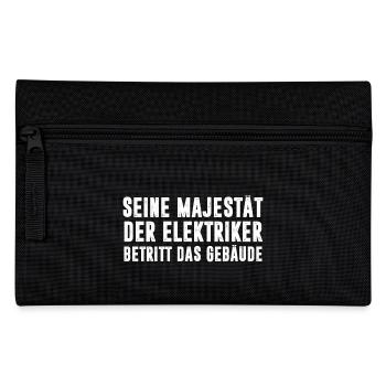Elektriker Majestät - Federtasche - Schwarz - Vorne