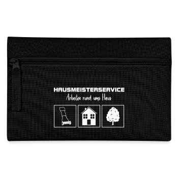 Working around the house - concierge service - Pencil Case - black - Front