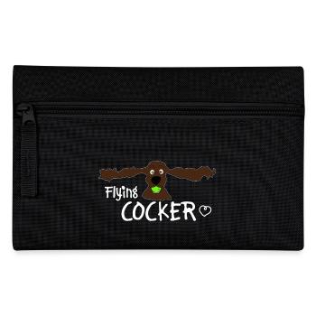 Cocker Spaniel - Federtasche - Schwarz - Vorne