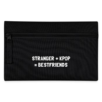 STRANGER PLUS KPOP EQUALS BESTFRIENDS - Pencil Case - black - Front