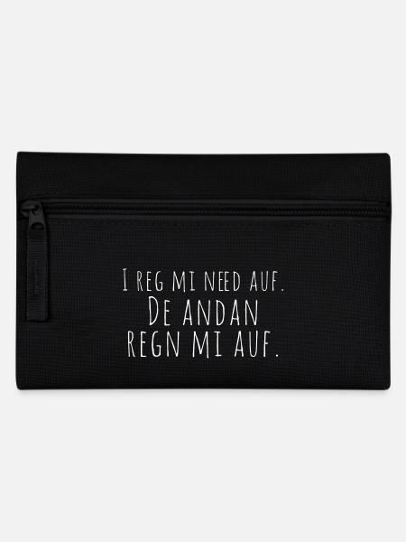 Bayer - i reg mi need auf - Federtasche - Schwarz