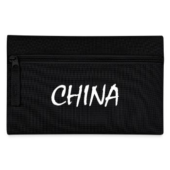 China - Federtasche - Schwarz - Vorne