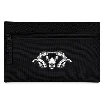 Aries / Portrait / White / Head - Pencil Case - black - Front