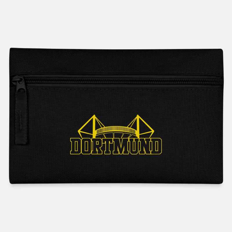 Dortmund Stadion Fan - Federtasche - Schwarz