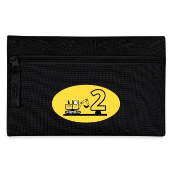 Excavator - Pencil Case - black - Front