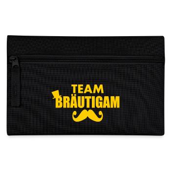 Team bräutigam - Federtasche - Schwarz - Vorne