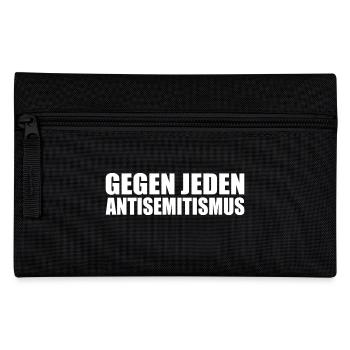 Gegen jeden antisemitismus - Federtasche - Schwarz - Vorne