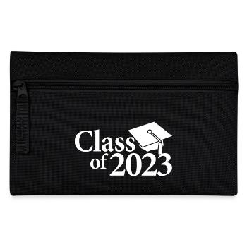 Klasse von 2023 Abschlussfeier Geschenk für ihn und sie - Federtasche - Schwarz - Vorne