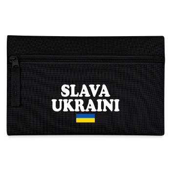 Slava ukraini - Federtasche - Schwarz - Vorne