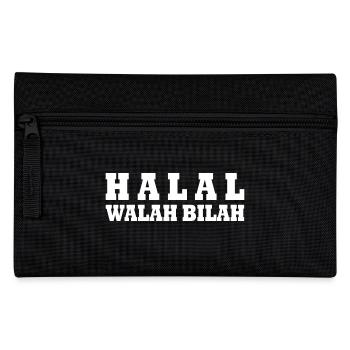 Halal - Pencil Case - black - Front