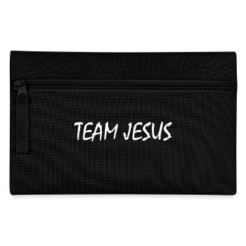 Team jesus - Pencil Case - black - Front
