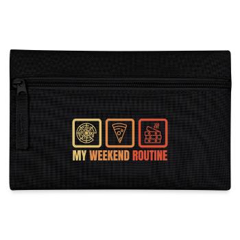 Pizza Lovers - Pencil Case - black - Front