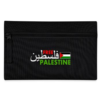 Free palestine فلسطين Palestine - Trousse - noir - Devant