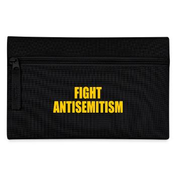 fight antisemitism - Pencil Case - black - Front
