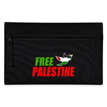 Free palestine - Trousse - noir - Devant