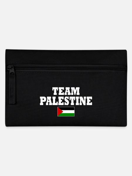 Team palestine - Federtasche - Schwarz