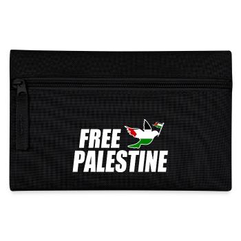 Free palestine - Trousse - noir - Devant