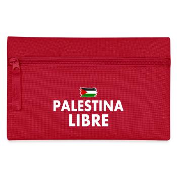 palestina libre - Federtasche - Rot - Vorne