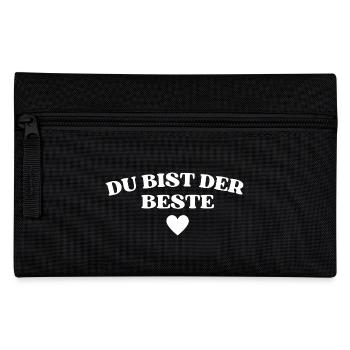 Du bist der Beste - Federtasche - Schwarz - Vorne