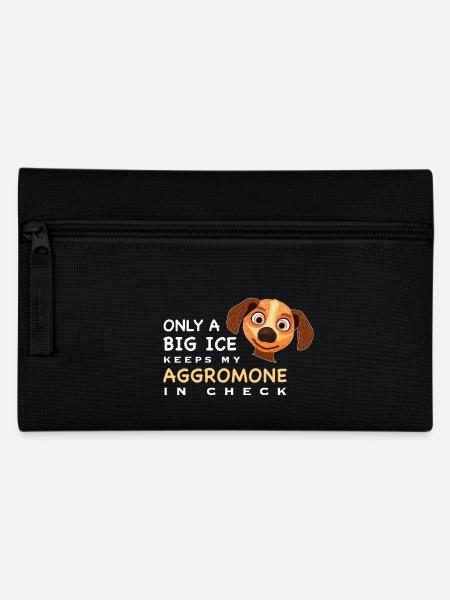Drôle de dicton, la glace tient mon aggromon à distance - Trousse - noir
