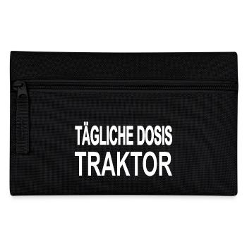 Traktor - Federtasche - Schwarz - Vorne