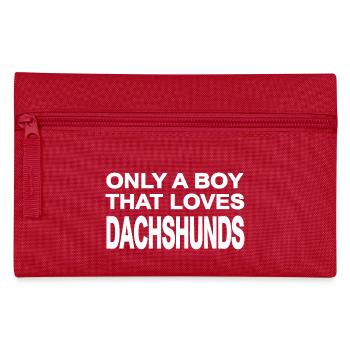 Dackel - Federtasche - Rot - Vorne
