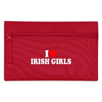 I love irish girls - Federtasche - Rot - Vorne