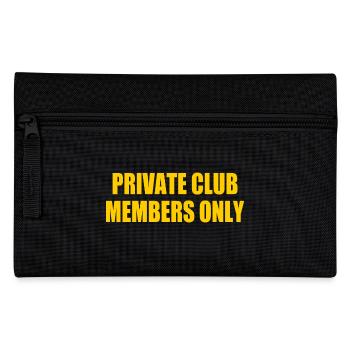 private club members only - Trousse - noir - Devant