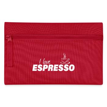 I LOVE ESPRESSO - Federtasche - Rot - Vorne