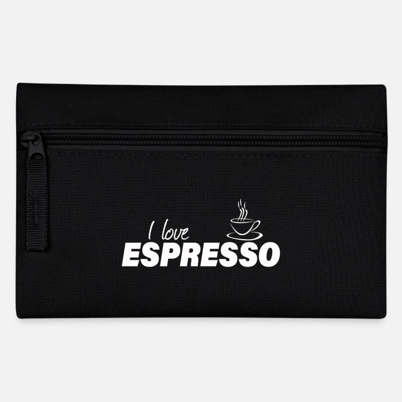 I LOVE ESPRESSO - Federtasche - Schwarz