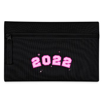 2022 Rosa Stern - Federtasche - Schwarz - Vorne