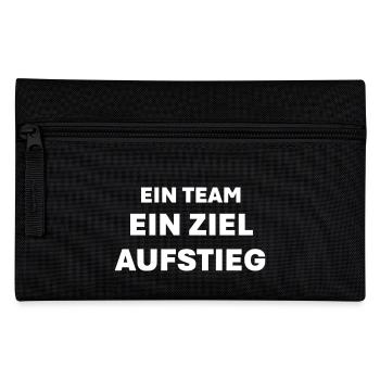 One team, one goal, promotion - Pencil Case - black - Front