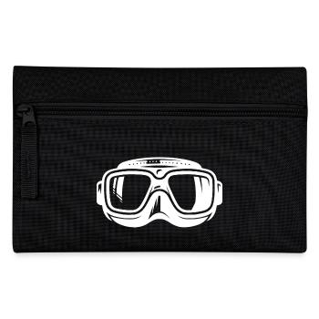 Tauchermaske Silhouette Logo Style - Federtasche - Schwarz - Vorne
