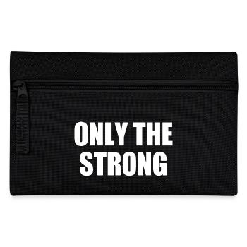 only the strong - Federtasche - Schwarz - Vorne
