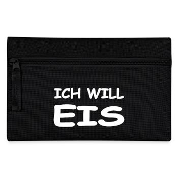 Eis - Federtasche - Schwarz - Vorne