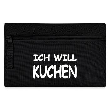 Kuchen - Federtasche - Schwarz - Vorne