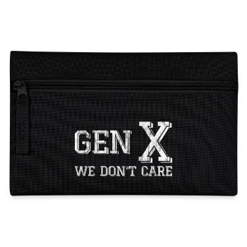Gen X We Don't Care 3 - Federtasche - Schwarz - Vorne