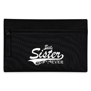 Idée cadeau de soeur - Meilleure soeur de tous les temps - Trousse - noir - Devant