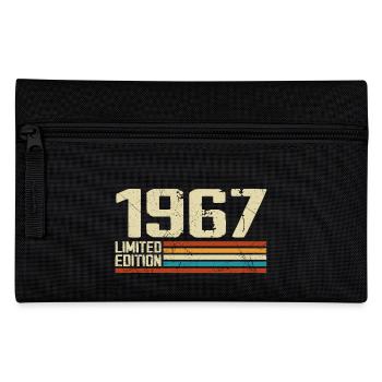 Vintage 1967 Retro Birthday - Born in 1967 - Pencil Case - black - Front