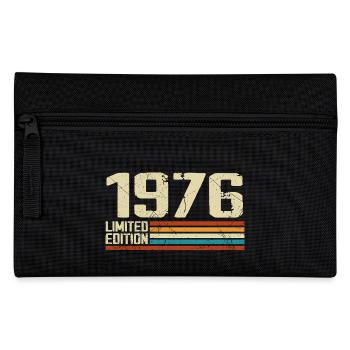 Vintage 1976 Retro Birthday - Born in 1976 - Pencil Case - black - Front