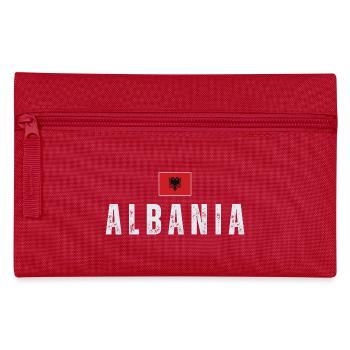 Albanian flag, Albanian pride - Pencil Case - red - Front