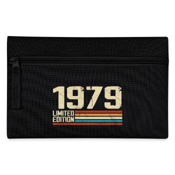 Vintage 1979 Anniversaire Rétro - Né en 1979 - Trousse - noir - Devant