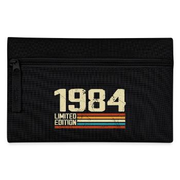 Jahrgang 1984 Retro Geburtstag - Jahrgang 1984 - Federtasche - Schwarz - Vorne