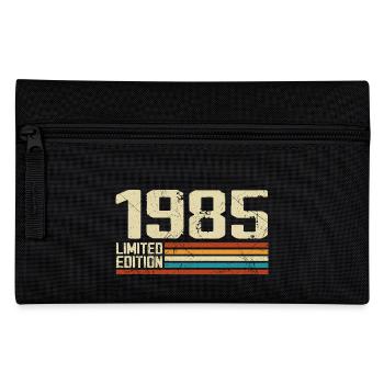 Jahrgang 1985 Retro Geburtstag - Jahrgang 1985 - Federtasche - Schwarz - Vorne