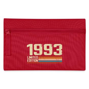 Vintage 1993 Anniversaire Rétro - Né en 1993 - Trousse - rouge - Devant