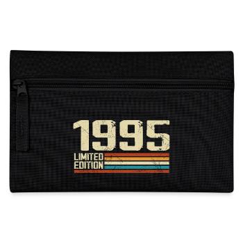 Jahrgang 1995 Retro Geburtstag - Jahrgang 1995 - Federtasche - Schwarz - Vorne