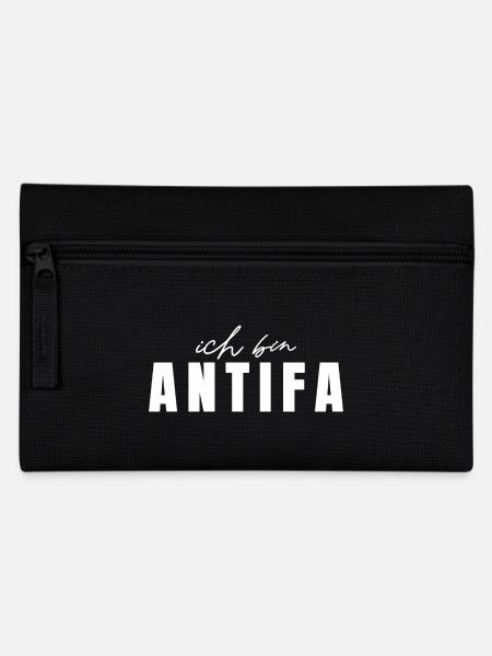 Antifaschismus Ich Bin Antifa - Federtasche - Schwarz