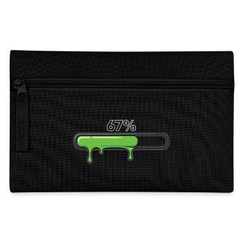 Slime Progress Bar 67 Meme - Pencil Case - black - Front